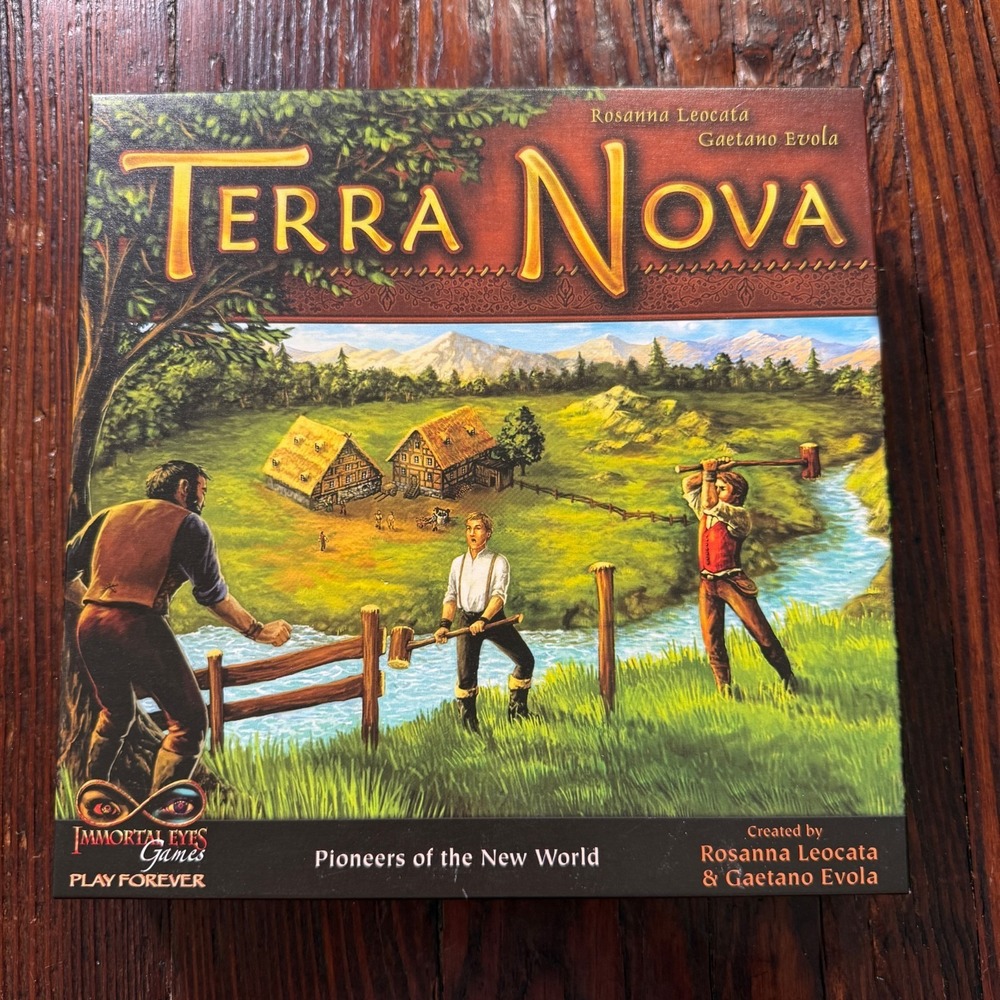 Terra Nova‎ Pioneers of the New World 2006 Board Game Immortal Eyes Euro Game
